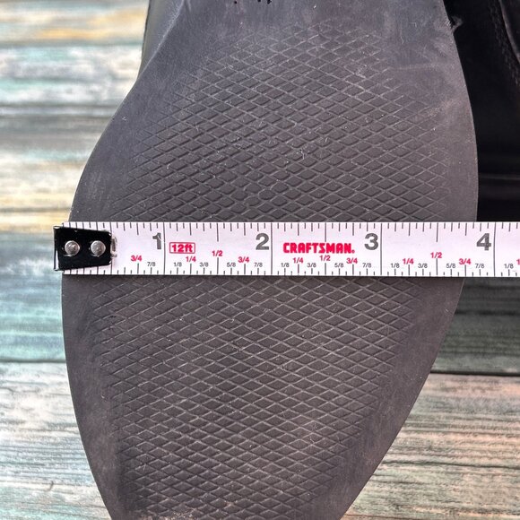 Nero Giardini Boots Womens 10/40 Black Leather Zip Moto Biker Ankle Grunge Punk - Picture 9 of 11